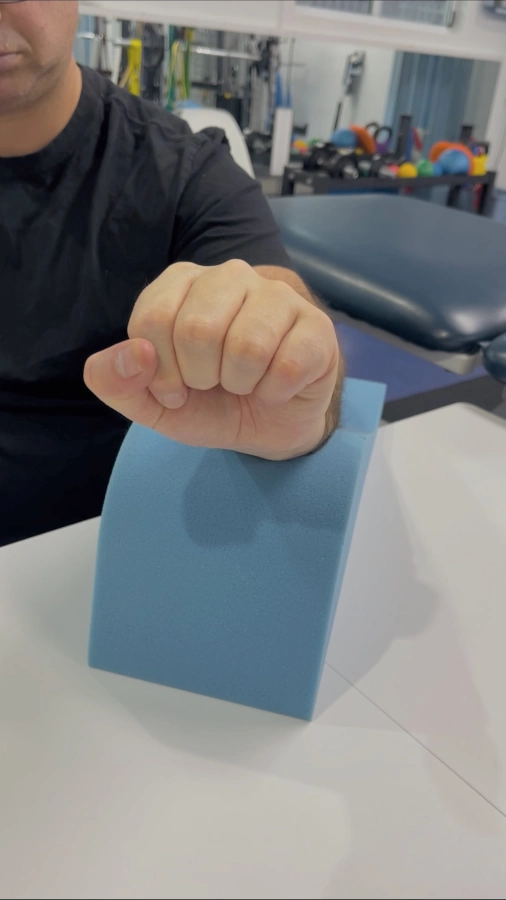 Person With Symptoms Of Jersey Finger